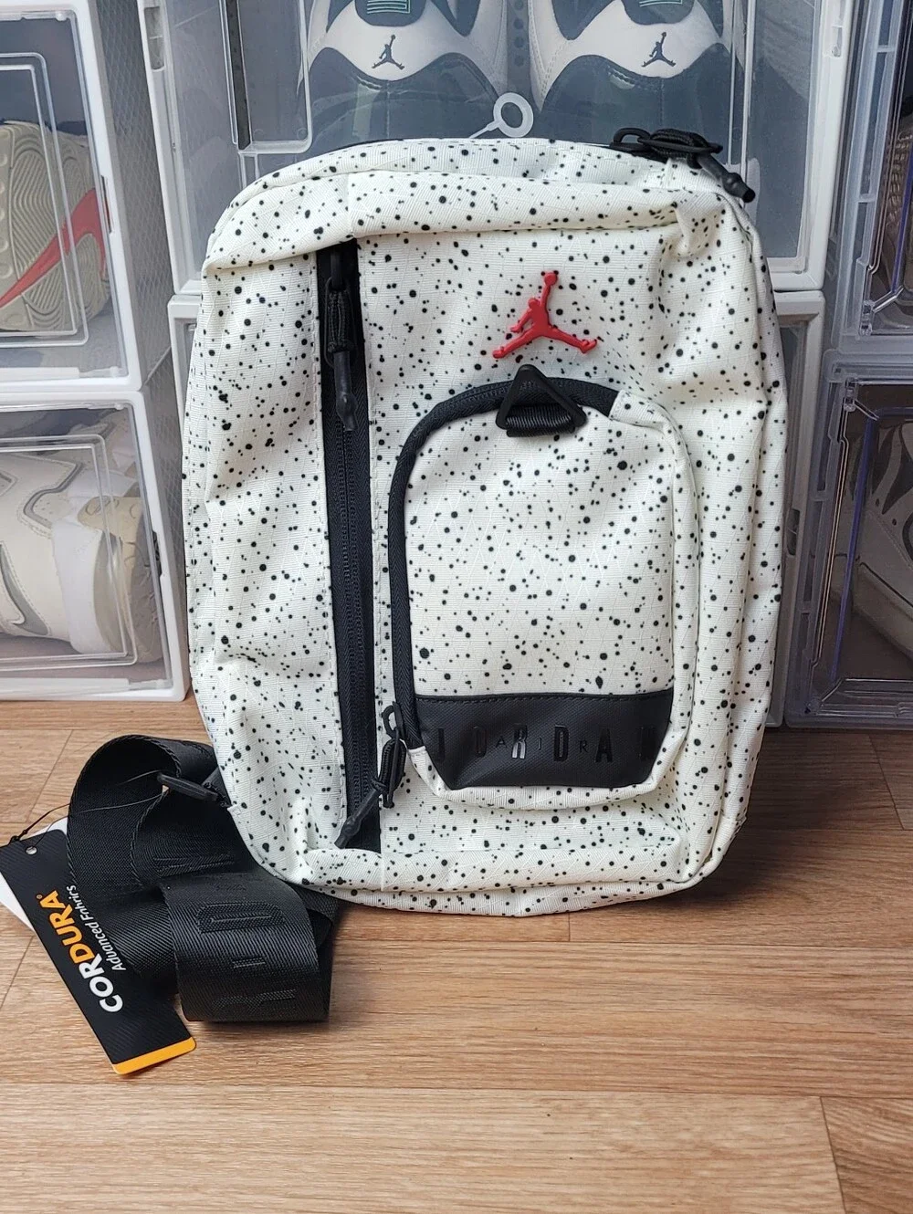 Nike Air Jordan Crossbody Sling Bag Cordura White ~BRAND NEW WITH TAG~